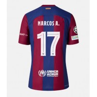 Barcelona Marcos Alonso #17 Replica Home Shirt 2023-24 Short Sleeve